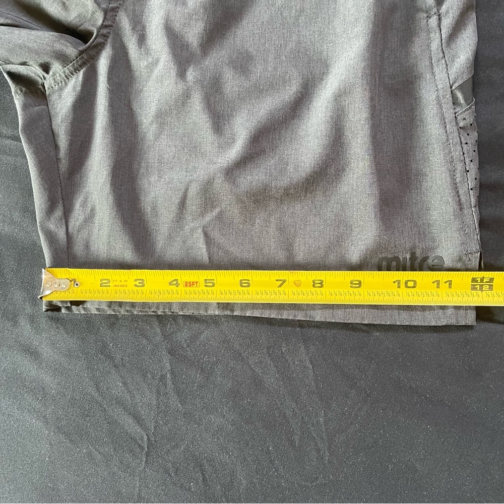 Mitre Bundle Dark Gray Athletic Workout Shorts Si… - image 7